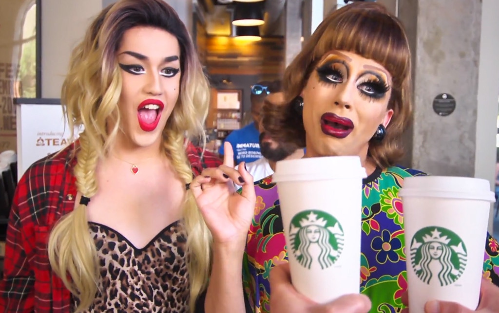 Starbucks' LGBT Ad Stars 2 Rupaul's Drag Race Queens! Watch Now - E! Online